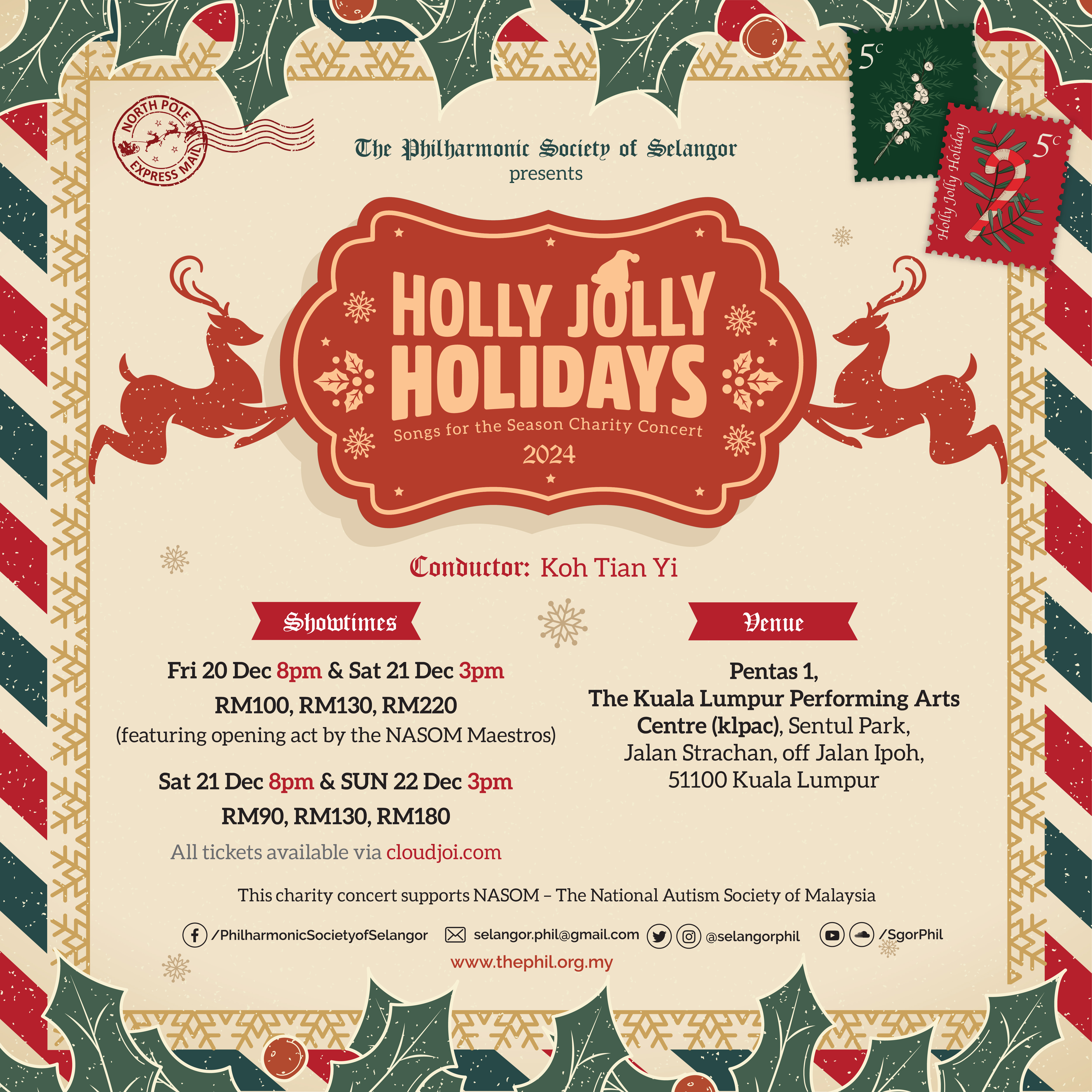 Holly Jolly Holidays (Songs for the Season Fundraiser concert for NASOM)